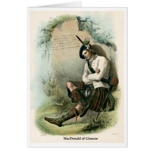 Clan MacDonald of Glencoe Cards (Front)