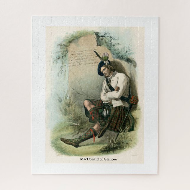 Clan MacDonald of Glencoe Jigsaw Puzzle (Vertical)