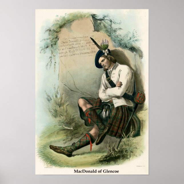 Clan MacDonald of Glencoe Poster (Front)