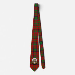 Clan MacDonald Of Glencoe Tartan And Sporran Tie