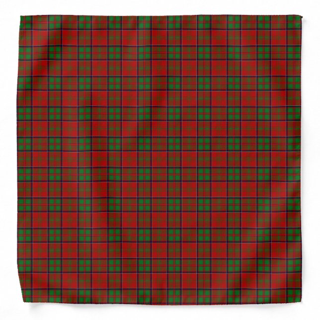 Clan MacDonald Of Glencoe Tartan Bandana (Front)