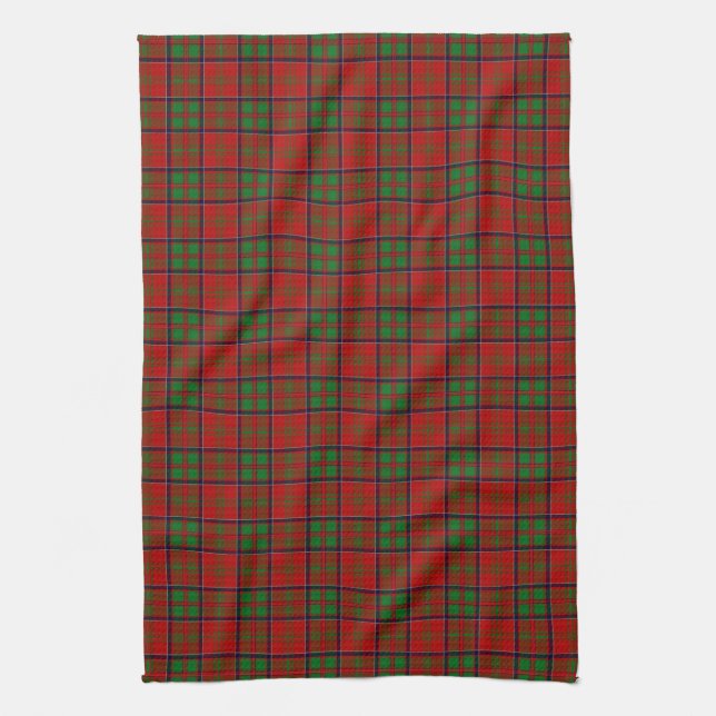Clan MacDonald Of Glencoe Tartan Towel (Vertical)