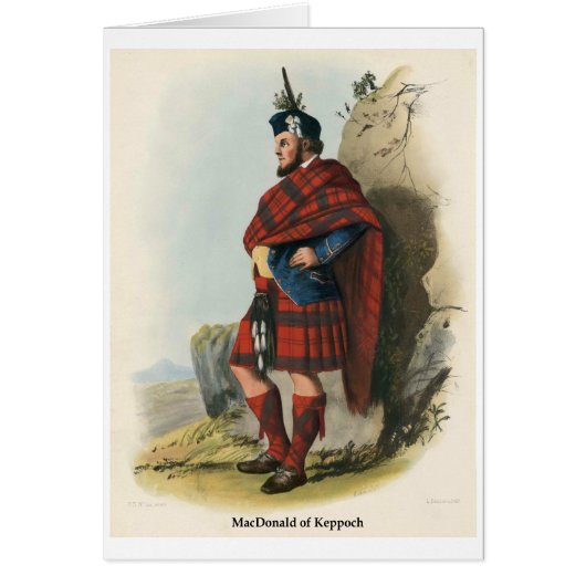 Clan MacDonald of Keppoch Cards (Front)