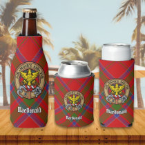 Clan MacDonald of Keppoch Crest Bottle Cooler