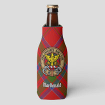 Clan MacDonald of Keppoch Crest Bottle Cooler