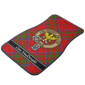 Clan MacDonald of Keppoch Crest Car Floor Mat (Angled)