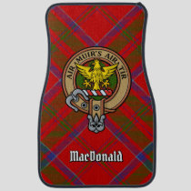 Clan MacDonald of Keppoch Crest Car Floor Mat