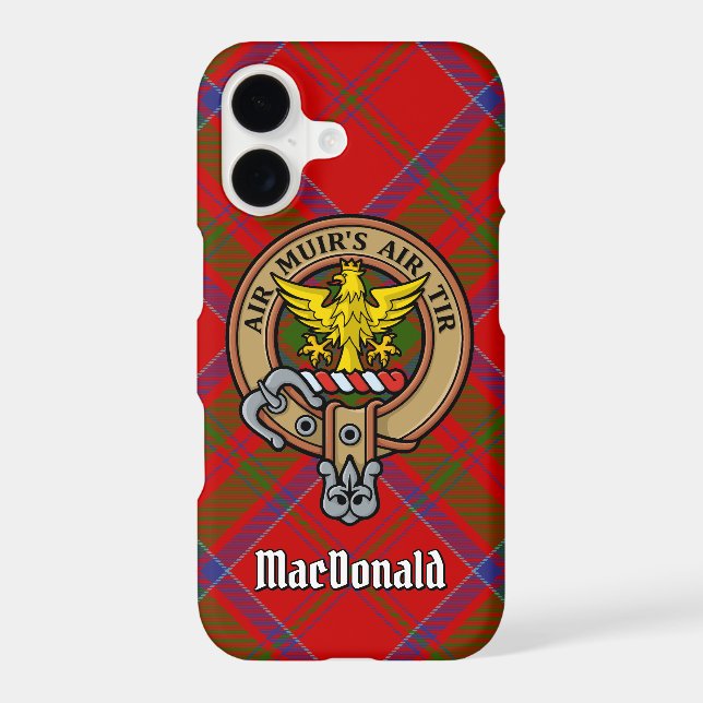 Clan MacDonald of Keppoch Crest Case-Mate iPhone Case (Back)