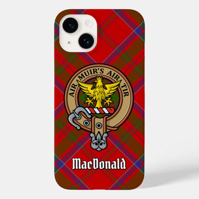 Clan MacDonald of Keppoch Crest Case-Mate iPhone Case (Back)