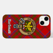 Clan MacDonald of Keppoch Crest Case-Mate iPhone Case (Back (Horizontal))