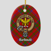Clan MacDonald of Keppoch Crest Ceramic Ornament