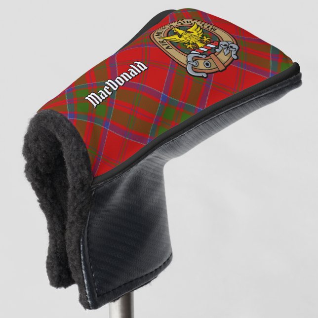 Clan MacDonald of Keppoch Crest Golf Head Cover (3/4 Front)