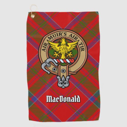 Clan MacDonald of Keppoch Crest Golf Towel