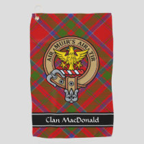 Clan MacDonald of Keppoch Crest Golf Towel