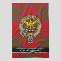 Clan MacDonald of Keppoch Crest Kitchen Towel