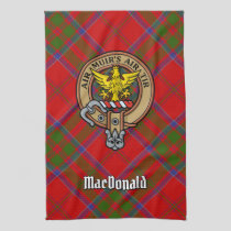 Clan MacDonald of Keppoch Crest Kitchen Towel