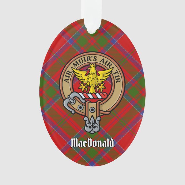 Clan MacDonald of Keppoch Crest Ornament (Front)