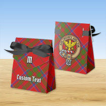 Clan MacDonald of Keppoch Crest over Tartan Favor Box