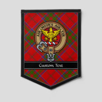 Clan MacDonald of Keppoch Crest over Tartan Pennant