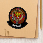 Clan MacDonald of Keppoch Crest Patch (On Folder)