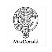 Clan MacDonald of Keppoch Crest Rubber Stamp (Imprint)