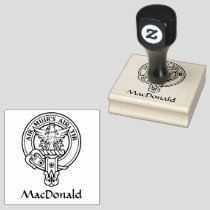 Clan MacDonald of Keppoch Crest Rubber Stamp