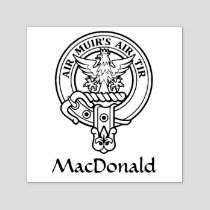 Clan MacDonald of Keppoch Crest Self-inking Stamp