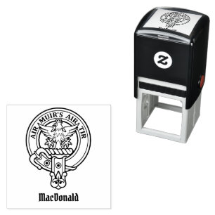 Clan MacDonald of Keppoch Crest Self-inking Stamp