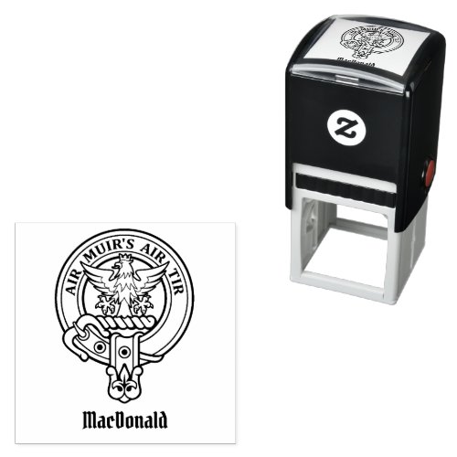 Clan MacDonald of Keppoch Crest Self_inking Stamp