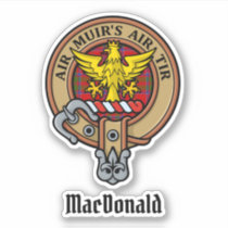 Clan MacDonald of Keppoch Crest Sticker