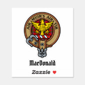 Clan MacDonald of Keppoch Crest Sticker (Sheet)