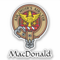 Clan MacDonald of Keppoch Crest Sticker