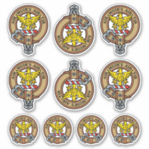 Clan MacDonald of Keppoch Crest Sticker Set