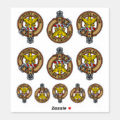 Clan MacDonald of Keppoch Crest Sticker Set (Sheet)