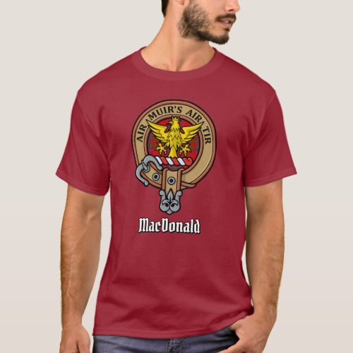 Clan MacDonald of Keppoch Crest T_Shirt
