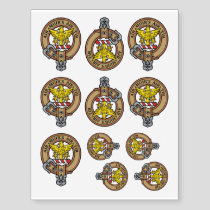 Clan MacDonald of Keppoch Crest Temporary Tattoos