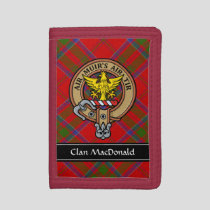 Clan MacDonald of Keppoch Crest Trifold Wallet