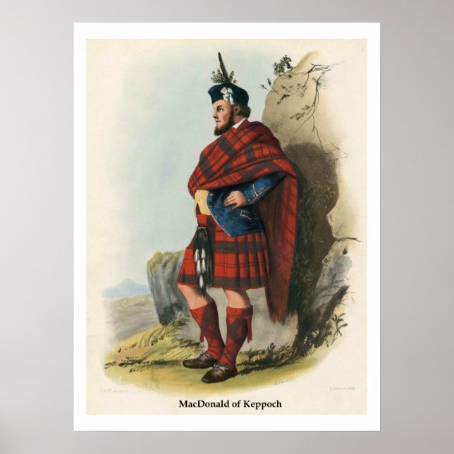 Clan MacDonald of Keppoch Poster (Front)