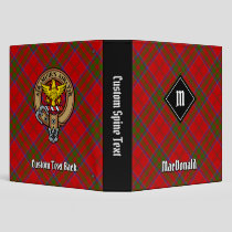 Clan MacDonald of Keppoch Tartan 3 Ring Binder