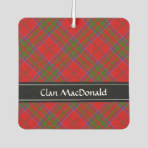 Clan MacDonald of Keppoch Tartan Air Freshener