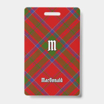 Clan MacDonald of Keppoch Tartan Badge