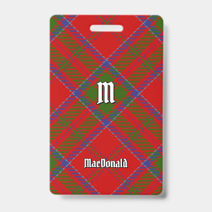 Clan MacDonald of Keppoch Tartan Badge