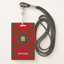 Clan MacDonald of Keppoch Tartan Badge