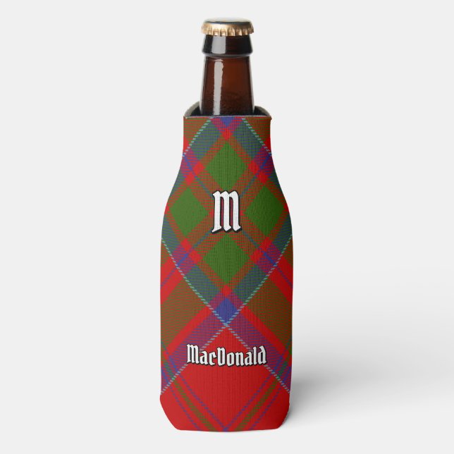 Clan MacDonald of Keppoch Tartan Bottle Cooler (Bottle Front)