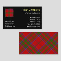 Clan MacDonald of Keppoch Tartan Business Card