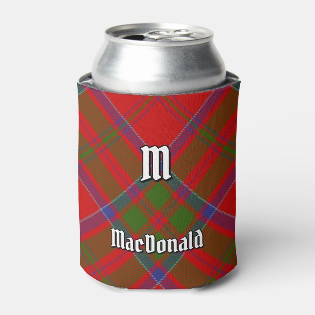 Clan MacDonald of Keppoch Tartan Can Cooler (Can Front)