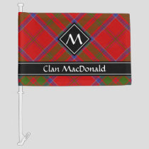 Clan MacDonald of Keppoch Tartan Car Flag
