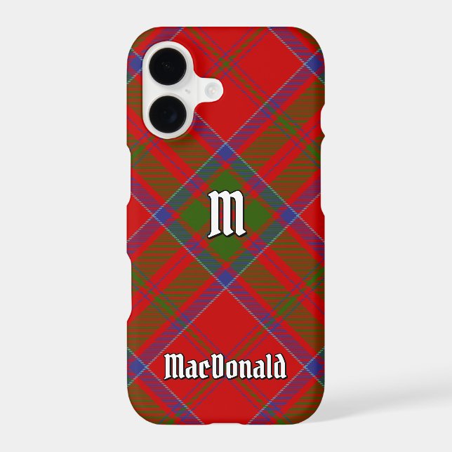 Clan MacDonald of Keppoch Tartan Case-Mate iPhone Case (Back)
