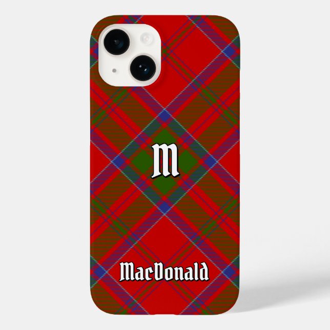 Clan MacDonald of Keppoch Tartan Case-Mate iPhone Case (Back)