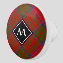 Clan MacDonald of Keppoch Tartan Ceramic Knob